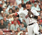 Nomar making a sidearm throw